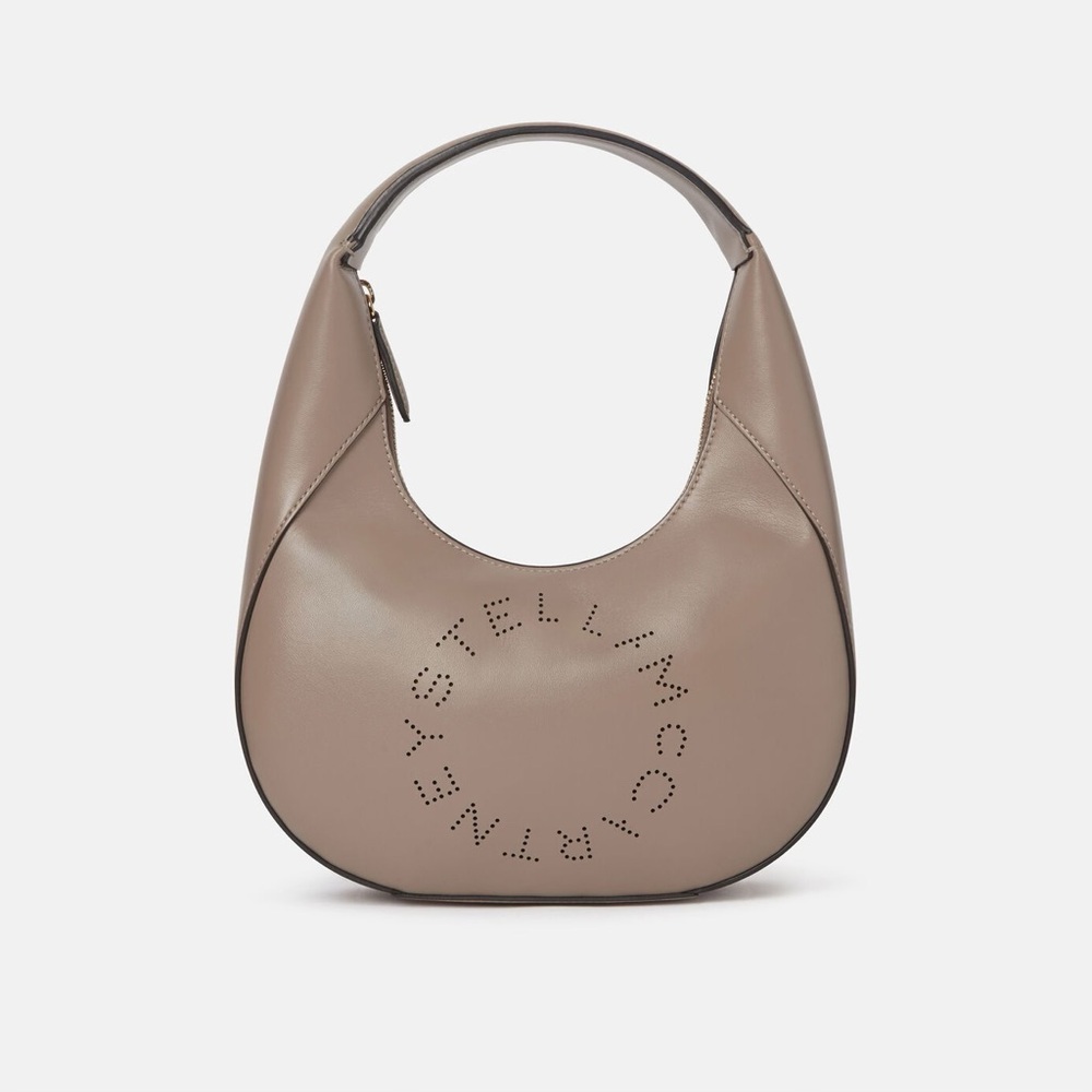 Small Stella Logo Hobo Shoulder Bag